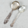 Kaffeskedar, 6+1st, silver, 74g