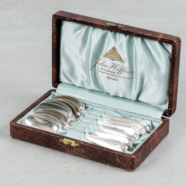 Kaffeskedar, 6st, silver, 71g