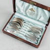Kaffeskedar, 6st, silver, 71g
