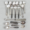 Kaffe- och teskedar, 15 delar, silver, 171g