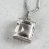 Halsband med hänge, silver, Bengt Hallberg, år 1975
