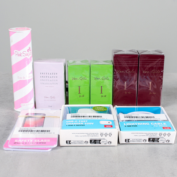 Eau de Toilette, 5 st, Van Gils samt 1 st "pink Sugar" mm