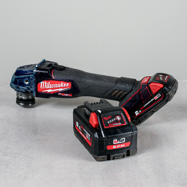 Vinkelslip, Milwaukee M18 FSAG125X