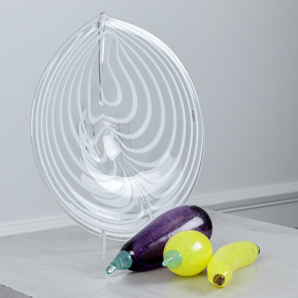 Gunnel Sahlin, glaskonst ur serien "Frutteria", Kosta Boda