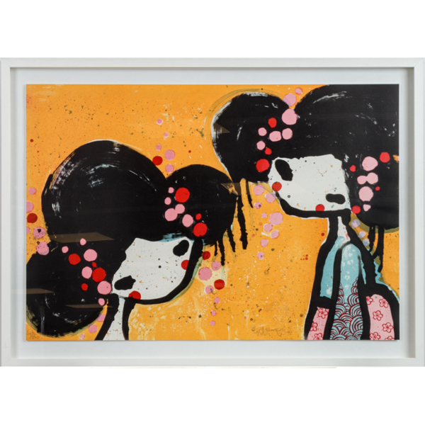 Lisa Rinnevuo, litografi, signerad