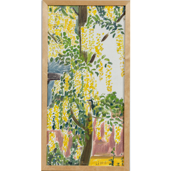 Li Hertzman-Ericson, "Gullregn", olja på duk, signerad