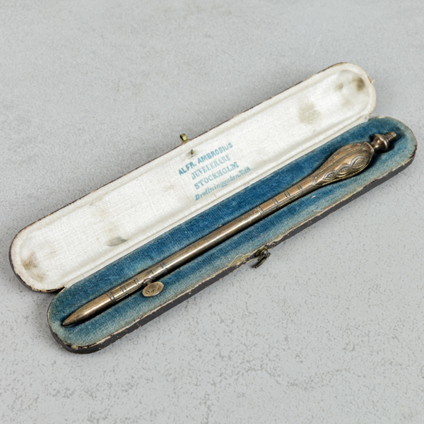 Penna, Silver, August Wilhelm Arnesen, Stockholm, 1800-talets mitt