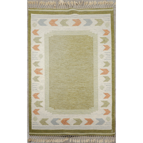 Matta, Anna-Johanna Ångström, röllakan, signerad, 1900-talets andra hälft