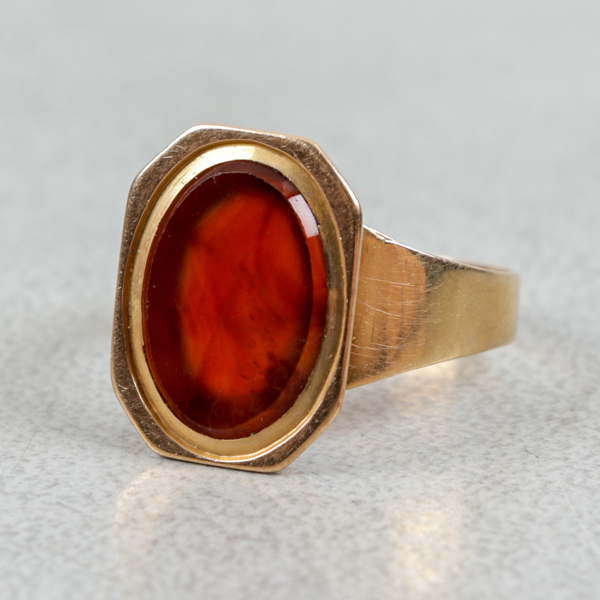 Klackring, Guld 18k, 3.6g, 1800-talets första del