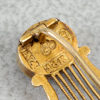 Pin, Guld 18k och granat, Göteborg år 1843, 1.5g