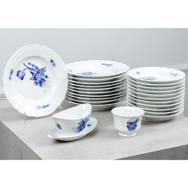 Servis, 27 delar "Blå Blomst", Royal Copenhagen