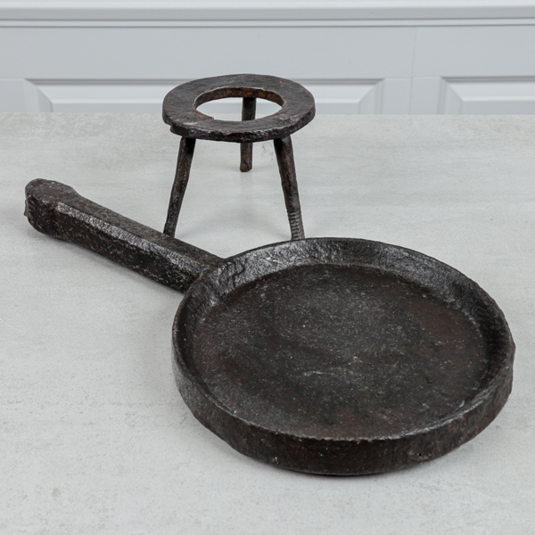 Stekpanna, gjutjärn, 1700-tal eller äldre