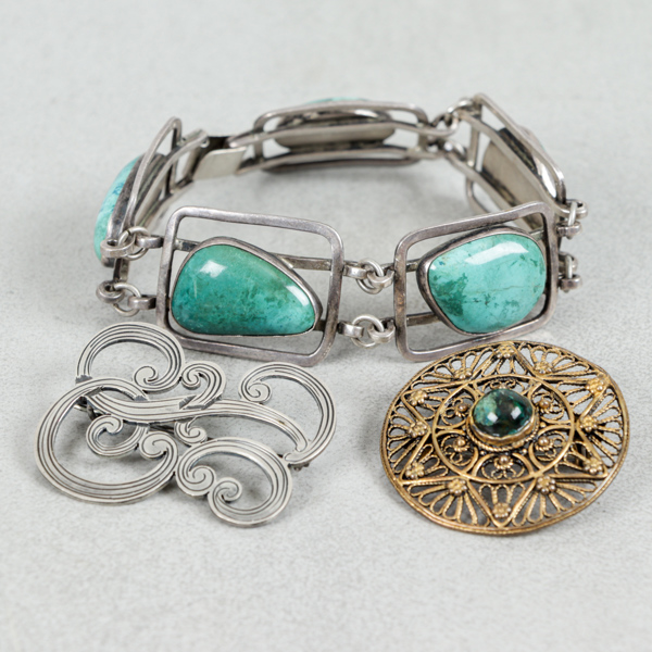 Smycken, 3 delar, silver