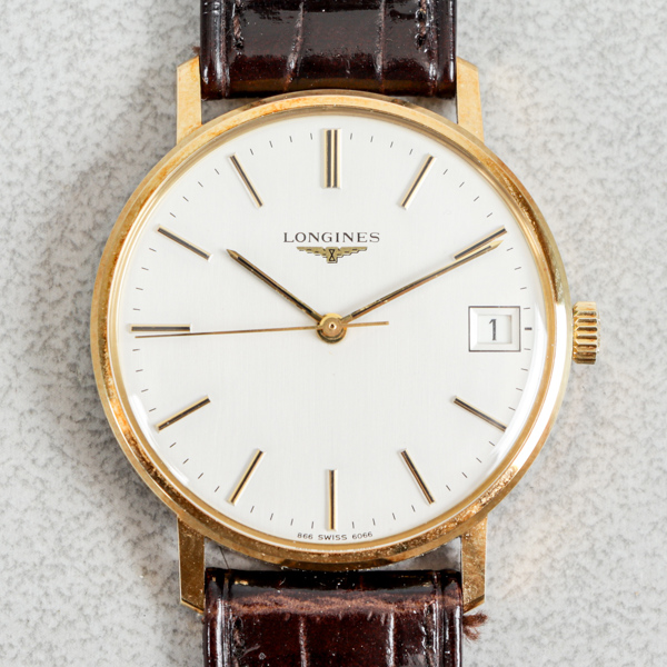 Förtjänstklocka, Longiness, Guld 18k, Ø34mm