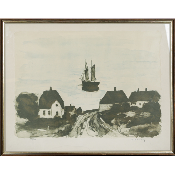 Gustav Rudberg (1915-2001), färglitografi, 47/150, signerad