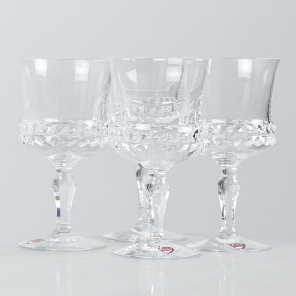 Ingeborg Lundin, rödvinsglas "Silvia", Orrefors