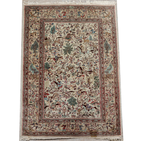 Matta, orientalisk, figural, 200x135 cm