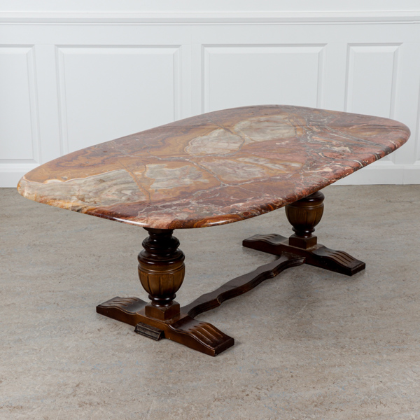 Soffbord, marmorskiva, 1900-tal