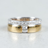 Diamantring, Guld 18k, 0.45ct, 4.7g