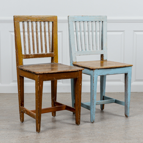 Stolar, Leksandsmodell, 1+1, 1800-tal