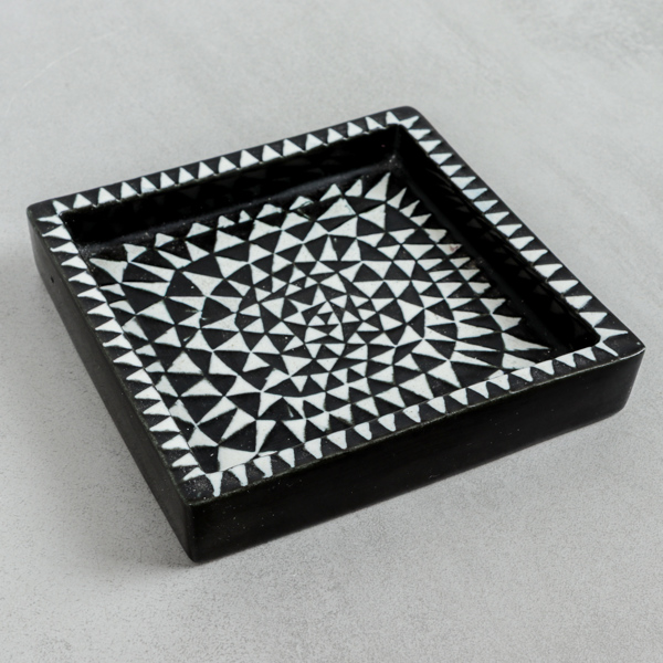 Stig Lindberg, fat "Domino", stengods, Gustavsberg, 1950-ta66