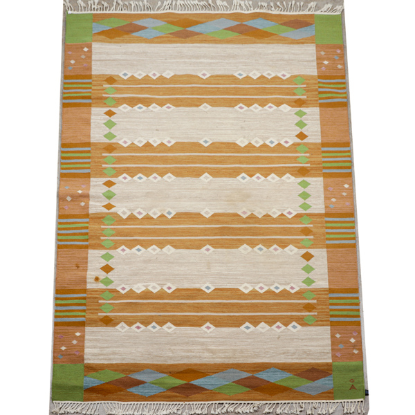 Anna-Johanna Ångström, matta, rölakan, signerad Å, Axeco, 280x198 cm