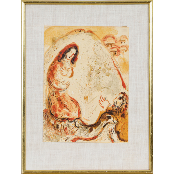 Marc Chagall, "Dessin pour la Bible", litografi