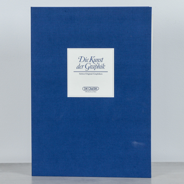 Grafikmapp, "Die Kunst der Graphik", Tyskland, 6992/1000