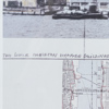 Christo & Jeanne-Claude, Two lower Manhattan wrapped buildings, project for New York", färgoffset, signerad i trycket