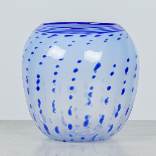 Glasskål, Wilke Adolphson, Stenhyttan, signerad