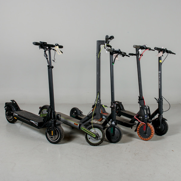 Elsparkcyklar, 5st, renoveringsobjekt