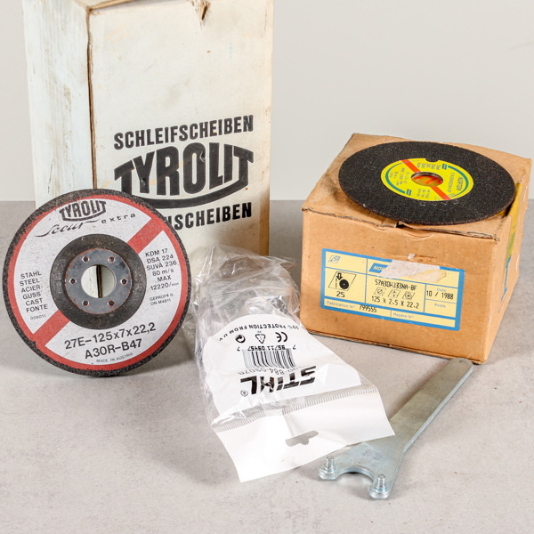 Kaptrissor 125 mm, slipband