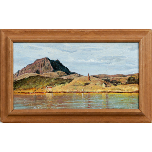 Valery Golovano, vy från vatten, olja på duk, signerad a tergo