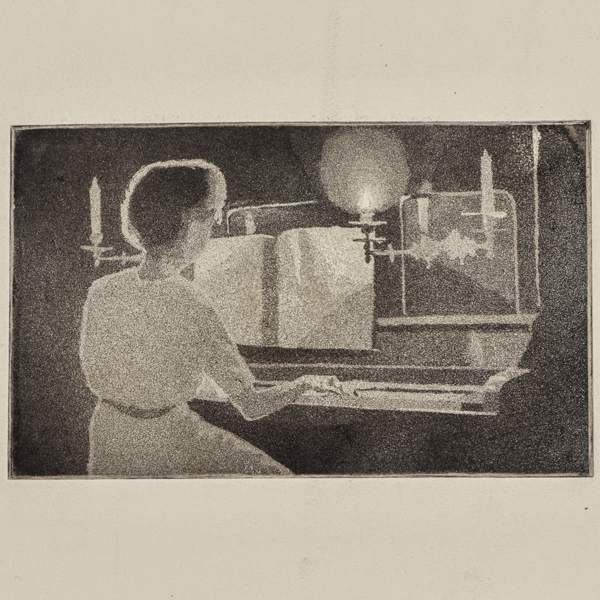 Oidentifierad konstnär, grafiska blad, 4st