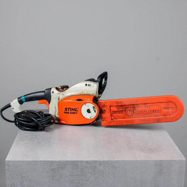 Elmotorsågar, 2st, Stihl MSE230C & E180C