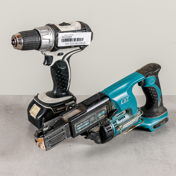 Skruvdragare, Makita BDF452 samt Skruvautomat BFR440