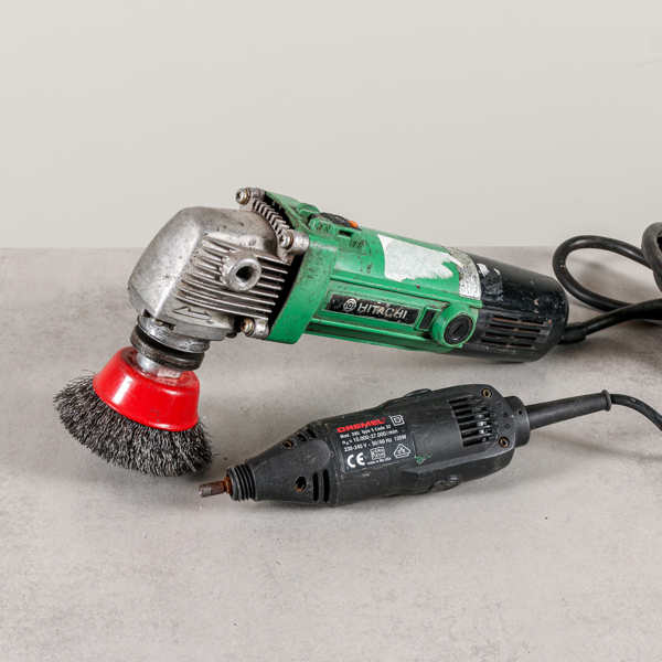 Slipmaskin Dremel Multi, samt Polermaskin HitachiPDS-115