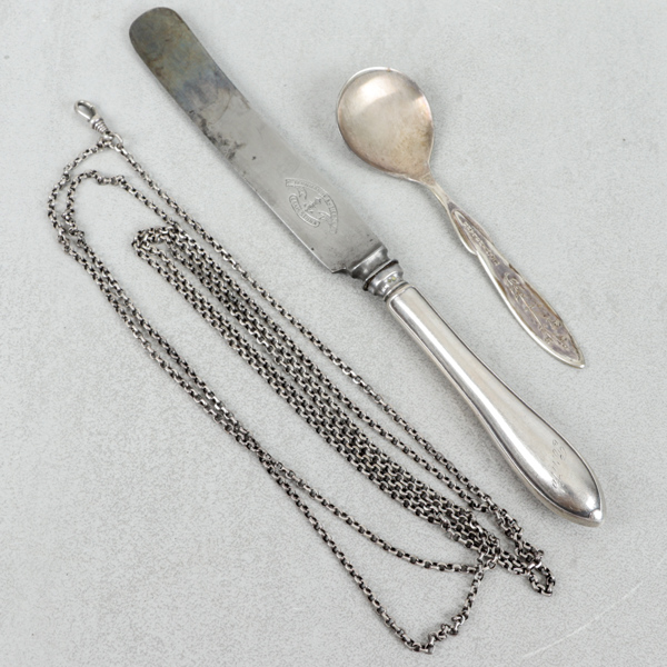 Silverföremål, 3 delar