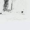 John Forsman, Figurkomposition, litografi, signerad