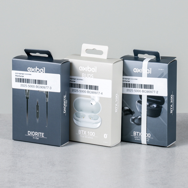 Hörlurar, 2+1st, Exibel