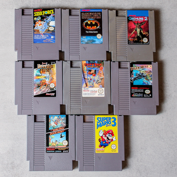 TV-Spel, Nintendo 8-bit, 8st