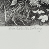 Eva Holmér Edling, "Kärrey", etsning, signerad