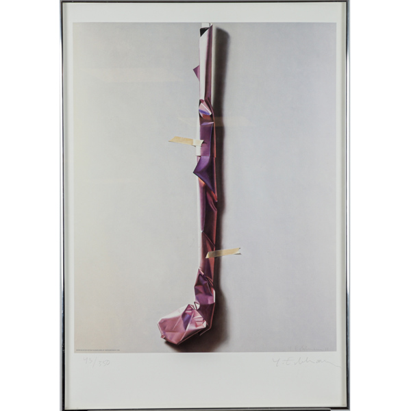 Yrjö Edelmann, reproduktion efter oljemålning, signerad