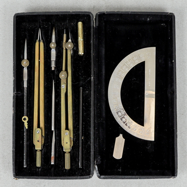 Mätinstrument, i etui, 1900-talets början