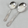 Uppläggningsbestick, 2 delar, silver, 114g