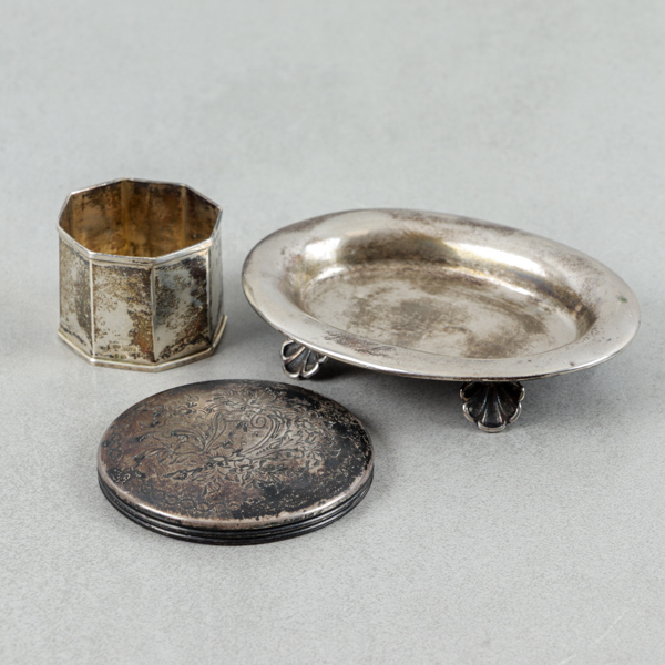 Silverföremål, 3 delar, 74g