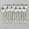 Teskedar, 12st, silver, 224g