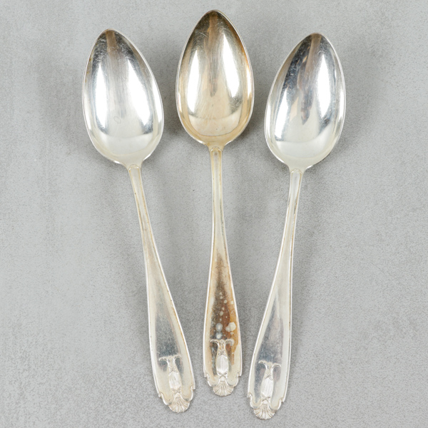 Skedar, 3st, silver, 136g, GAB