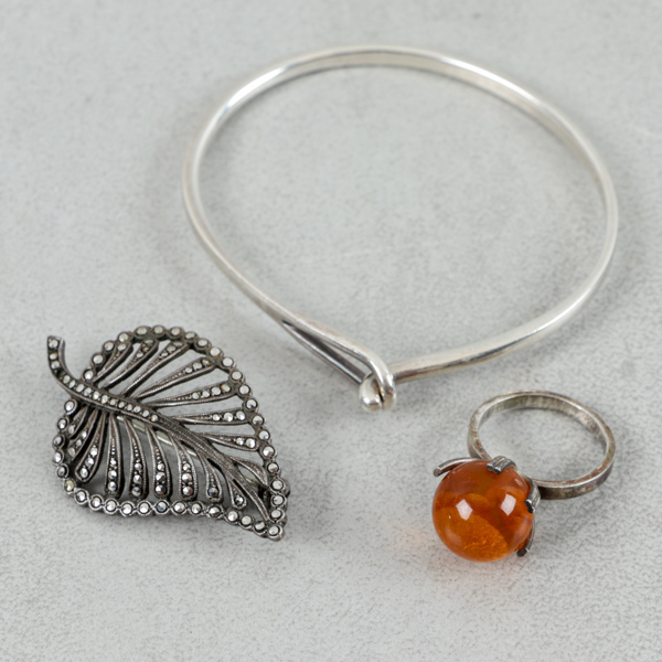 Smycken, 3 delar, silver