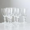 Rödvinsglas, 6 st, 1900-talets hälft